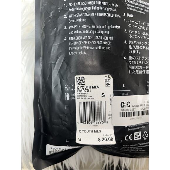 Adidas X MLS Youth Soccer Shin Guards Size Youth Small Ages 3-5 NEW - Picture 4 of 5